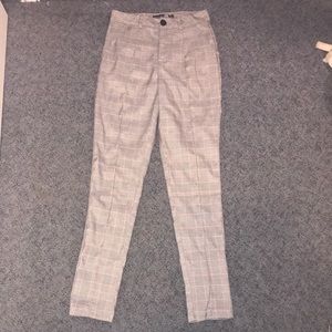 Business-casual plaid pants